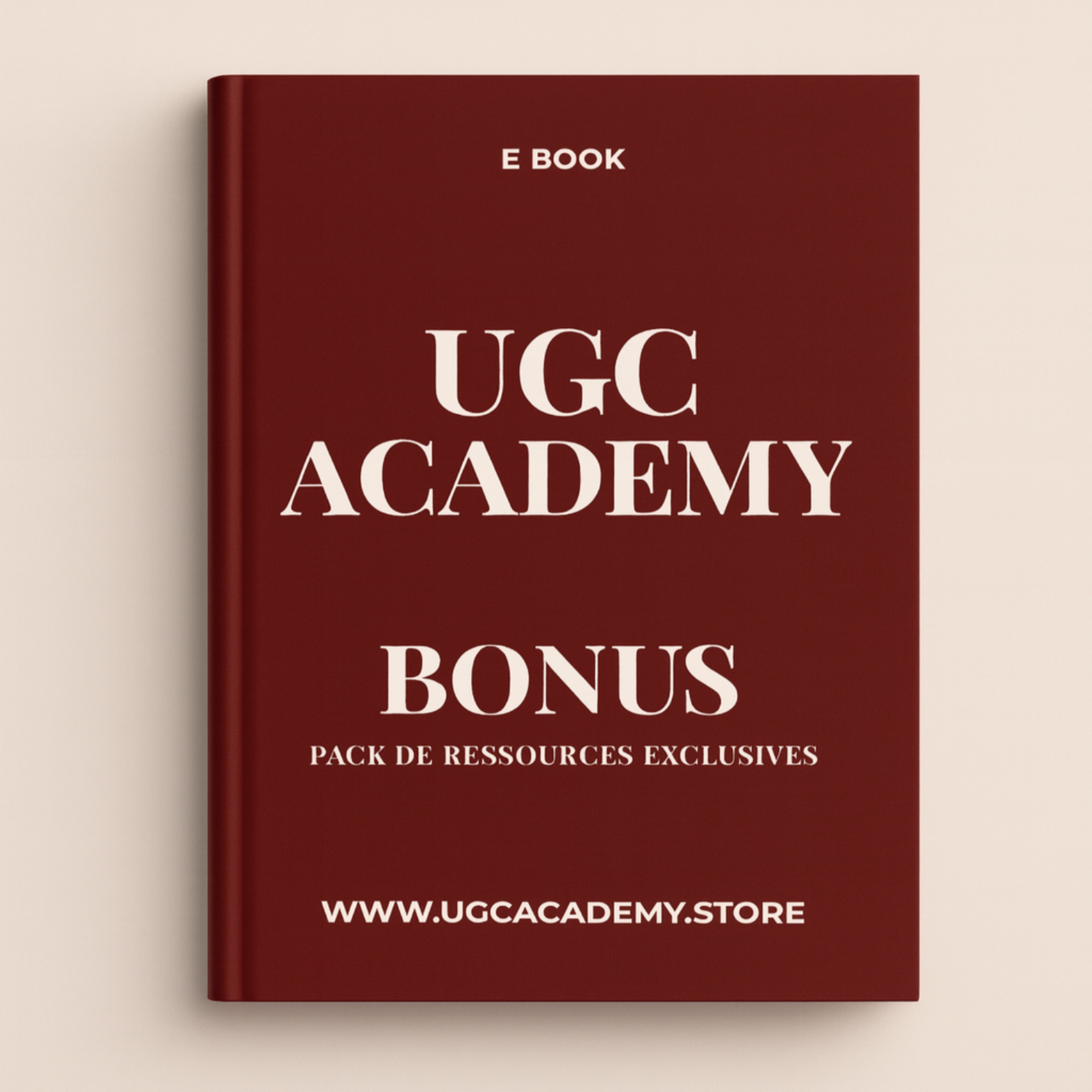 E-BOOK UGC Academy - Pack De Ressources Exclusives