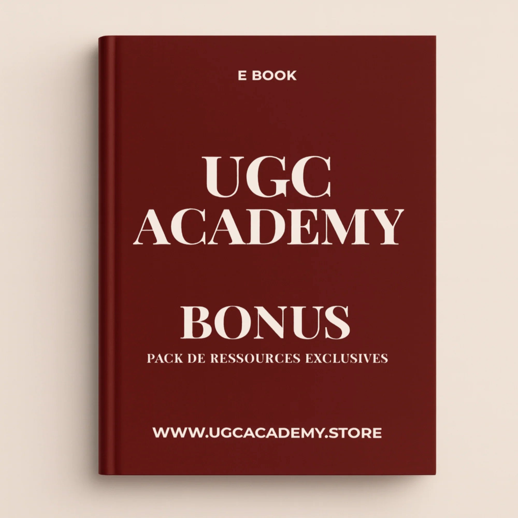 🎁 E-BOOK UGC Academy - Pack De Ressources Exclusives (100% off)